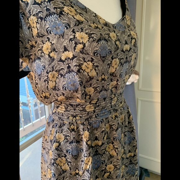 MANGO COLLECTION- Paisely dress shirred waist - Picture 3 of 7